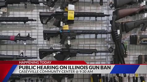 Public hearing on Illinois gun ban at Caseyville Community Center